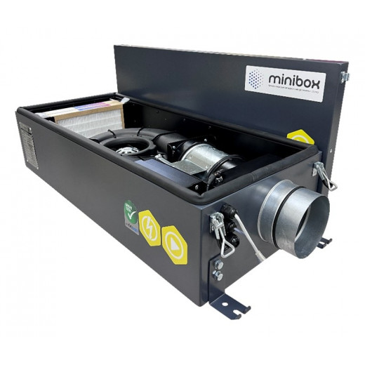 Приточная вентиляционная установка Minibox.E-300FKO.PREMIUM/GTC