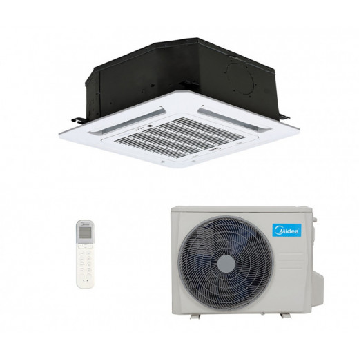 Кассетный кондиционер Midea MCA3-12HRN1-Q1/T-MBQ-03D1/MOBA30U-12HN1-Q